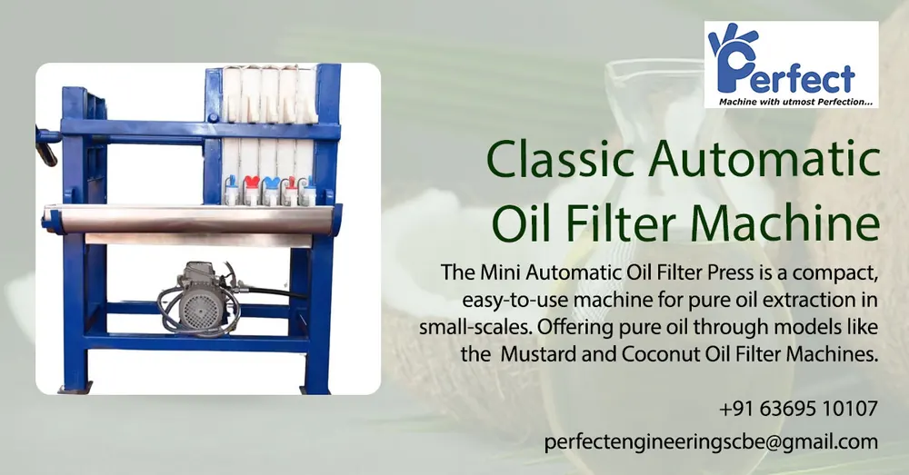 Oil filter press machine in Tamilnadu