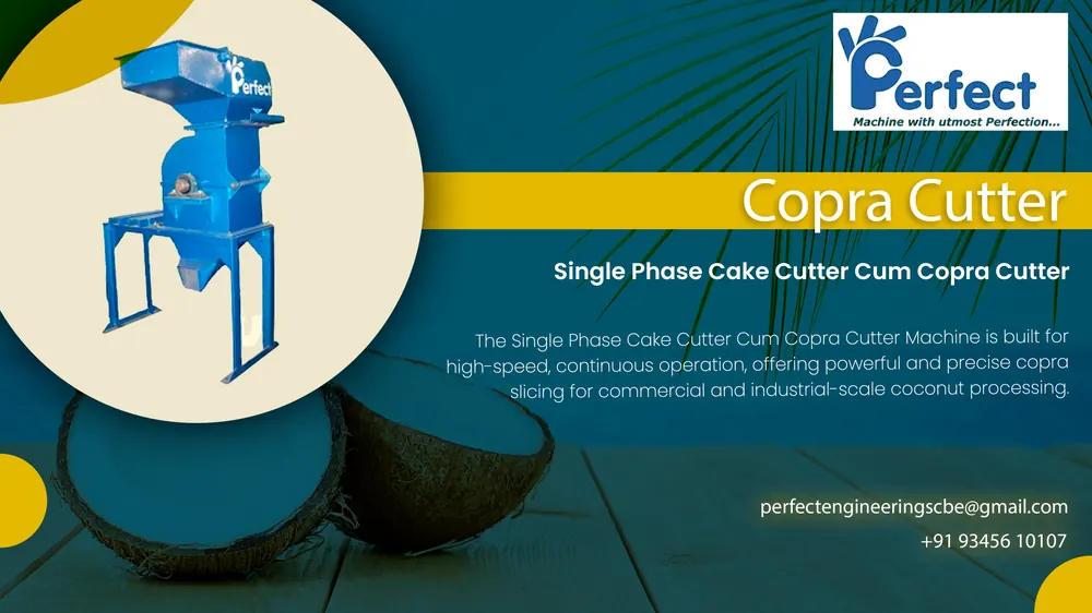 Copra cutter machines manufacturer in India