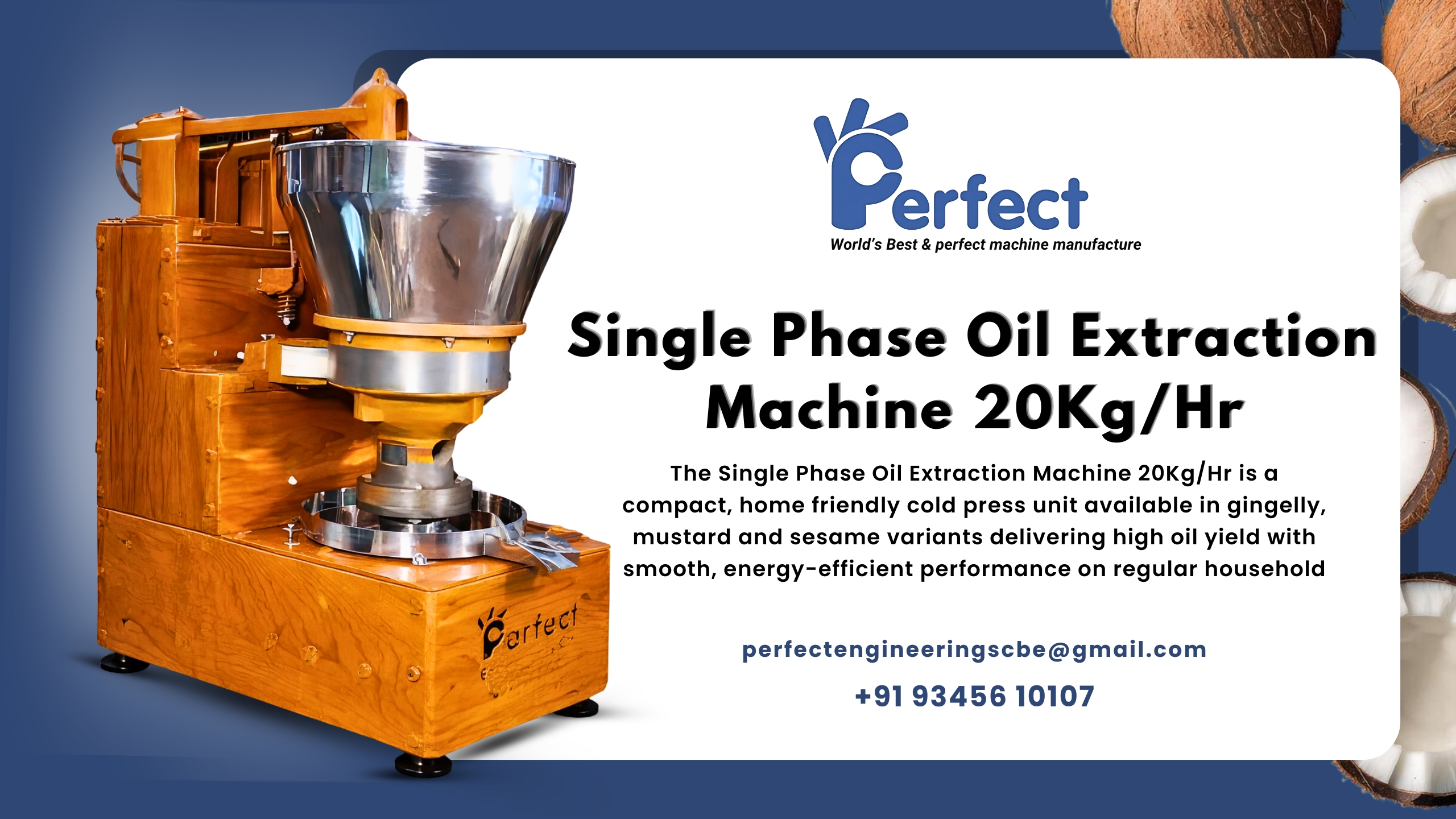 Domestic Oil Extraction Unit in Tamilnadu